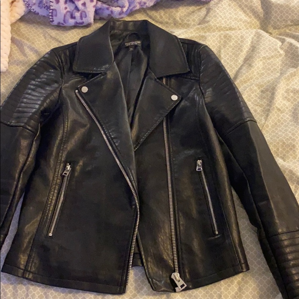 Topshop Leather Jacket